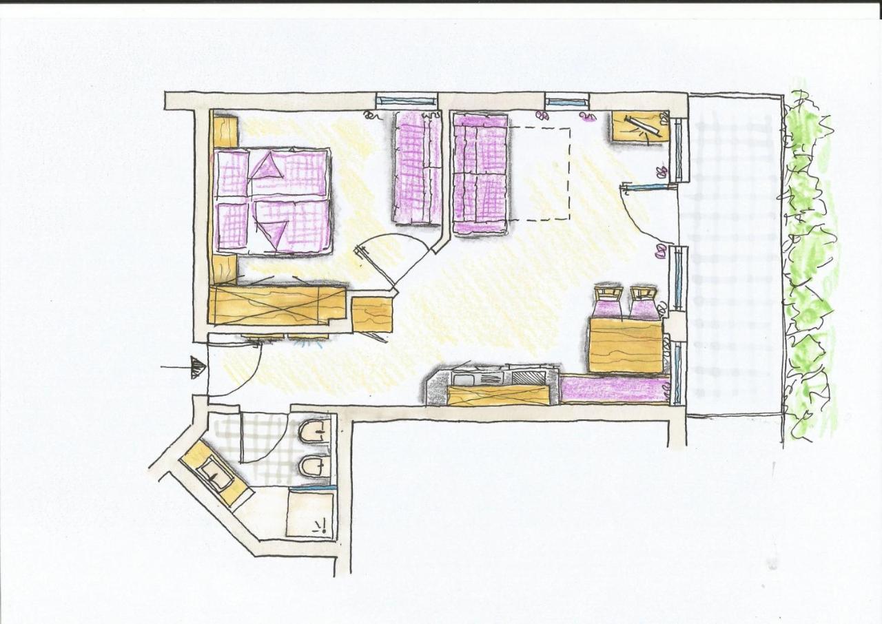 Residence Tantalus San Lorenzo di Sebato Bagian luar foto